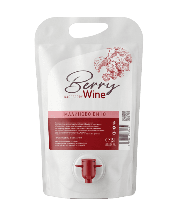 G.Filipoff 100% Малиново вино 1.5L BIB